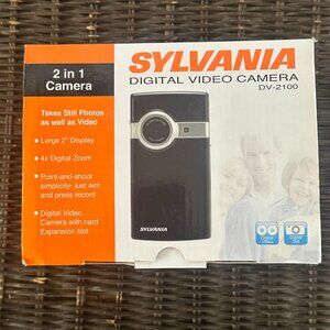 Sylvania DV-2100 Digital Video Camera Camcorder New Sealed Box